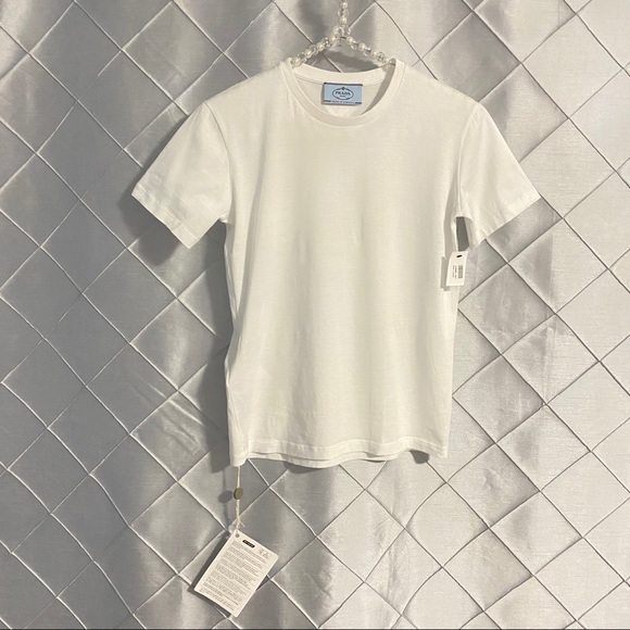 Prada Cotton-Jersey T-Shirt - Picture 7 of 10